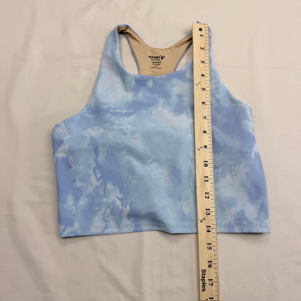 Old Navy Blue Tie-Dye Kids Tank Top - Picture 6 of 6